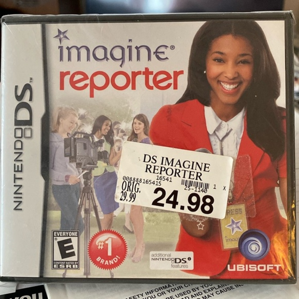 NEW. Nintendo DS imagine reporter game